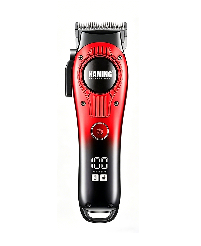 Kaming 1708 Quiet Electric Hair Clipper, Professional Fade Clipper untuk Penggunaan Salun dengan Paparan Digital