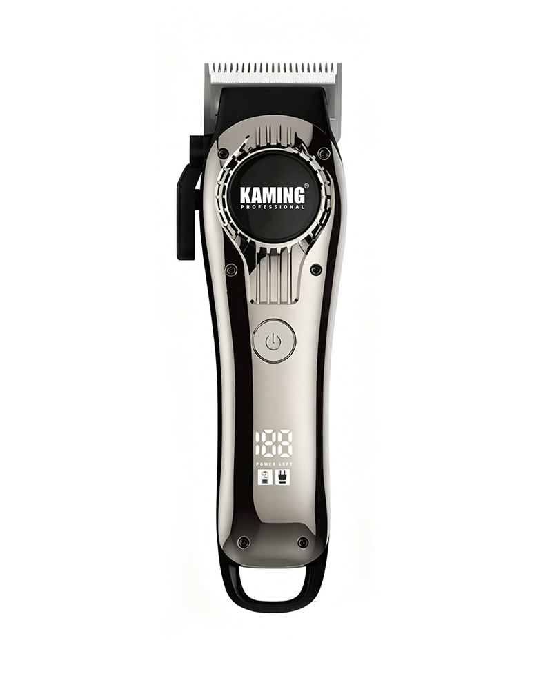 Kaming 1708 Quiet Electric Hair Clipper, Professional Fade Clipper untuk Penggunaan Salun dengan Paparan Digital