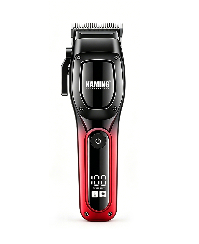 Kaming 1709 Gunting Rambut Berkuasa Tinggi Profesional Baharu dengan Paparan Digital untuk Salun & Dandanan Lelaki