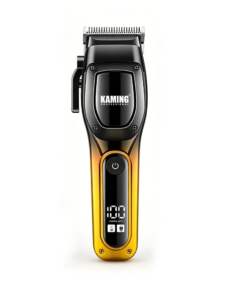 Kaming 1709 Gunting Rambut Berkuasa Tinggi Profesional Baharu dengan Paparan Digital untuk Salun & Dandanan Lelaki