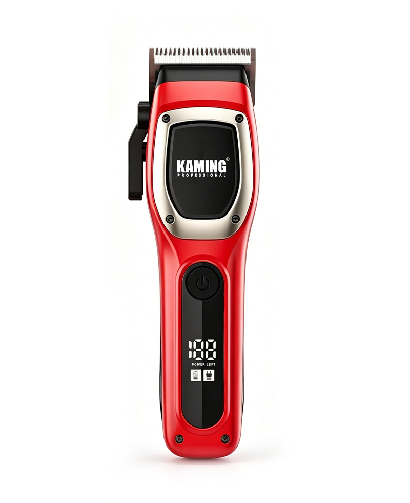 Kaming 1709 Gunting Rambut Berkuasa Tinggi Profesional Baharu dengan Paparan Digital untuk Salun & Dandanan Lelaki