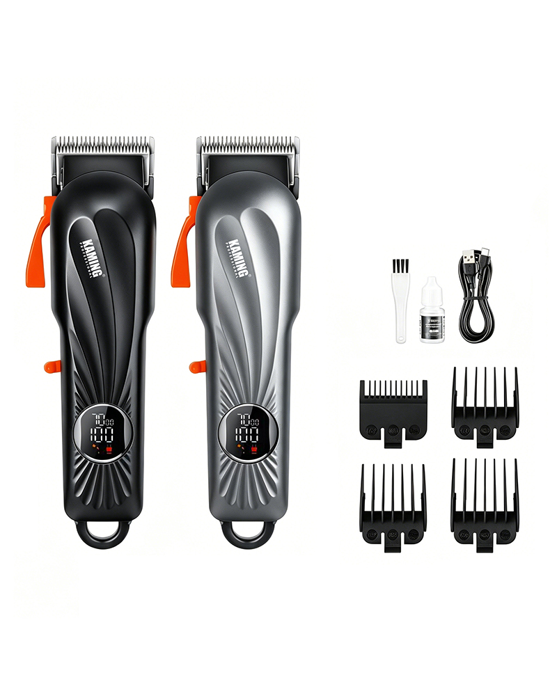 Kaming 806 Profesional Salun Rambut Gunting Rambut dengan Paparan LCD