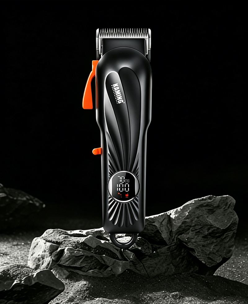 Kaming 806 Profesional Salun Rambut Gunting Rambut dengan Paparan LCD